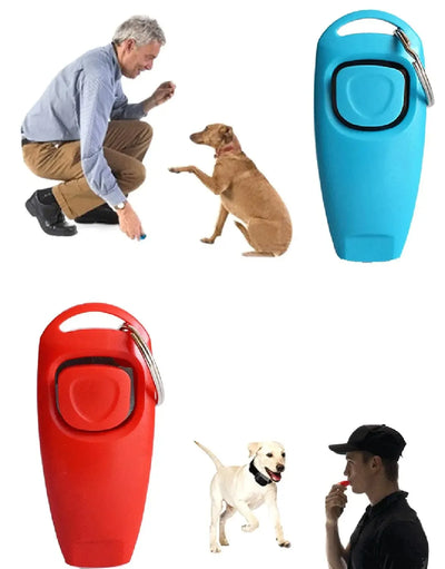 Multifunctional 2-in-1 Clicker and Whistle