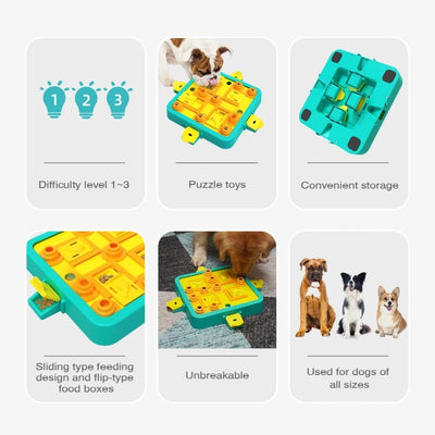 3-in-1 Dog Puzzle Toy