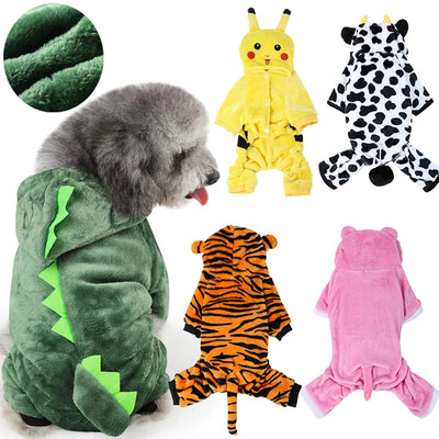 Warm Fleece Animal Onsie