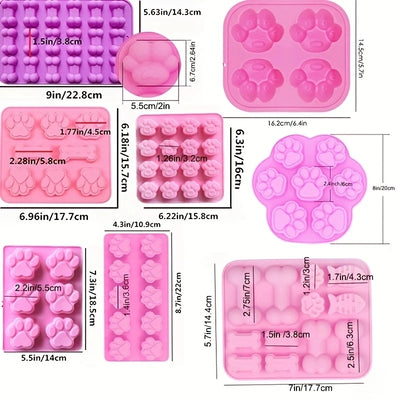 Silicone Pet Treat Mould - Various Designs